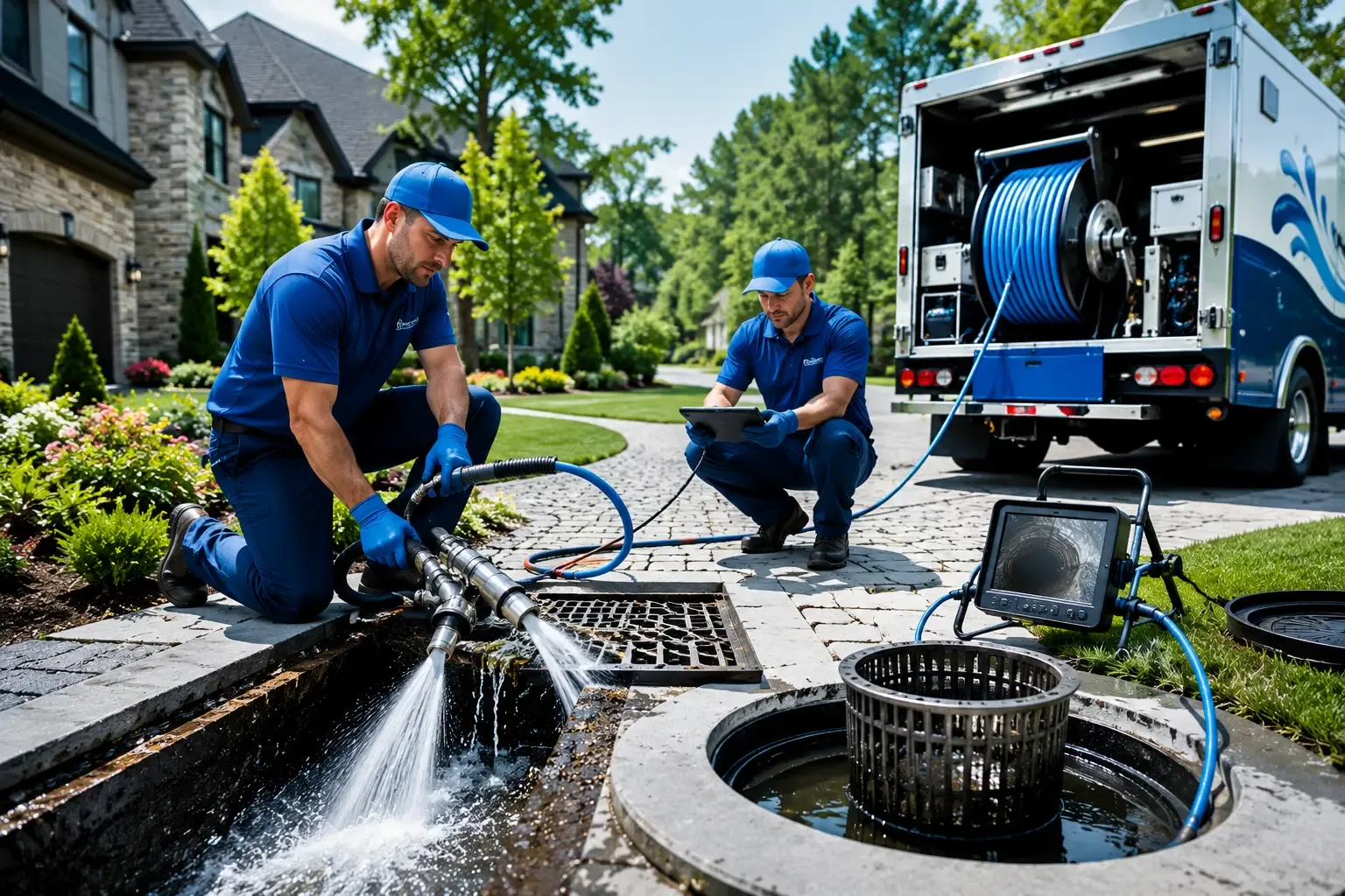 Local outdoor drain cleaning professionals in Spring Church, PA